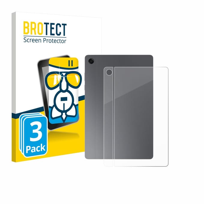 Screenprotector 3 Stuks voor Samsung Galaxy Tab A11 Plus WiFi 11" (Achterkant) Beschermglas transparant