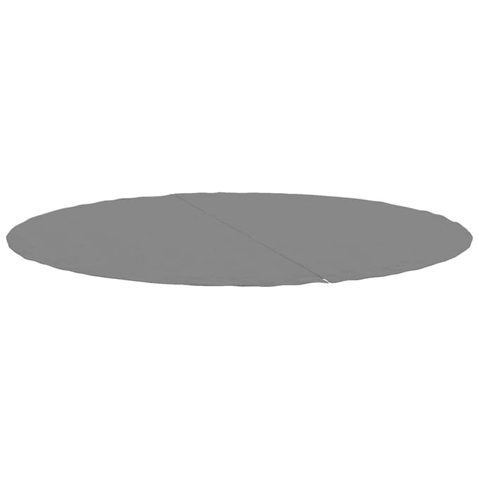 vidaXL - Zwembadgrondzeil - Ø244 - cm - polyester - geotextiel - lichtgrijs