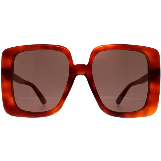 Gucci Vierkante Dames Havana Bruin GG1314S