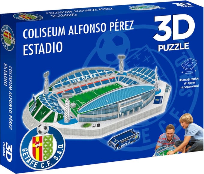 11force 3d-puzzel Getafe Cf 48 X 34 Cm Foam Blauw 99-delig