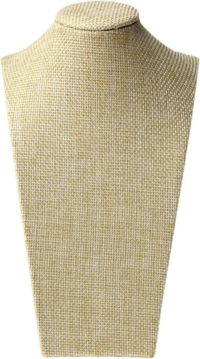 Sieraden Display - Hanger Stand - Sieraden Presenteren - Linnen Afwerking - 11.5x20cm - Naturel