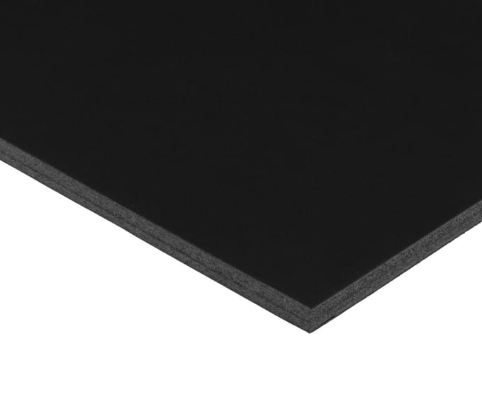Kangaro foamboard - A4 - 5mm - zwart - doos van 20 stuks
