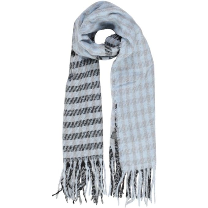 Tweedelige Sjaal Houndstooth Streep