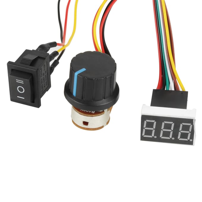 DC 1055V 40A Digitaal Display DC Motor Snelheidsregelaar CW CCW Omkeerschakelaar