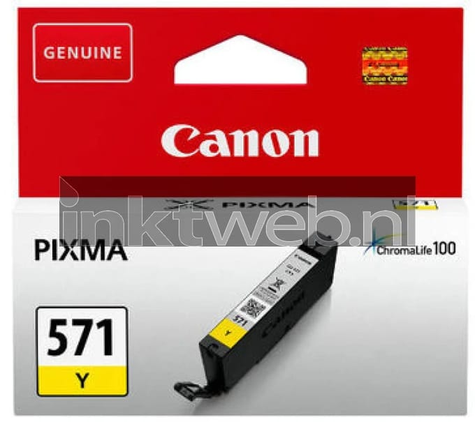 Canon CLI-571Y inktcartridge geel (origineel)