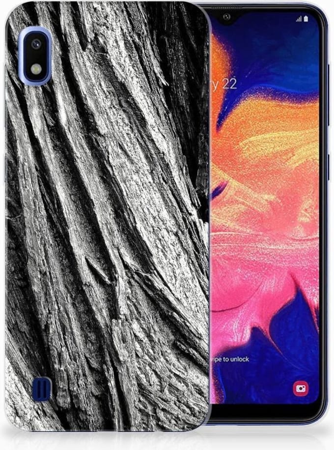 Bumper Hoesje Samsung Galaxy A10 Boomschors Grijs