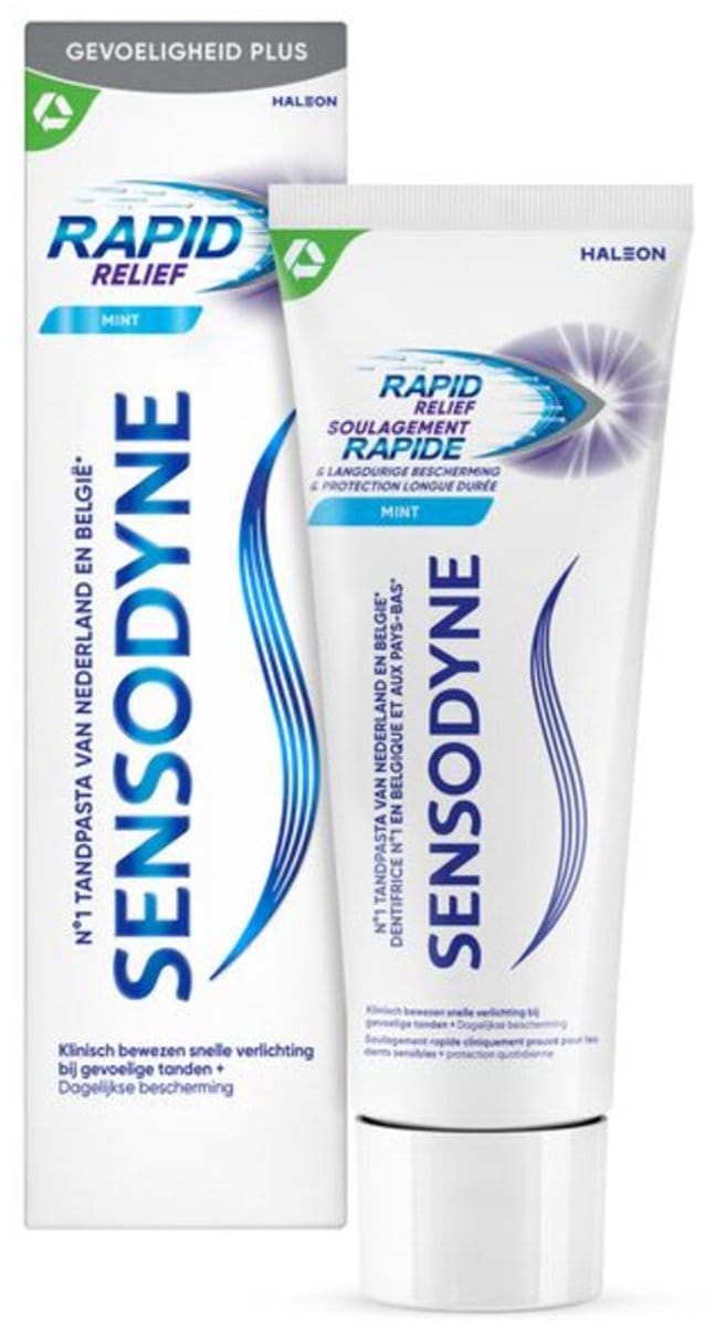 Sensodyne - Tandpasta - Rapid Relief - 75ml x 6