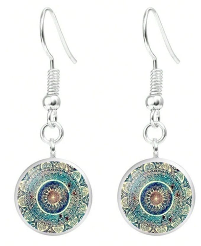 Oorbellen vintage mandala