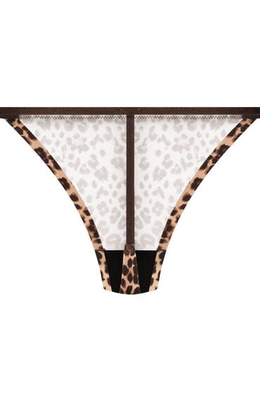 Hunkemöller Dames Lingerie Invisible string - Bruin - maat XL