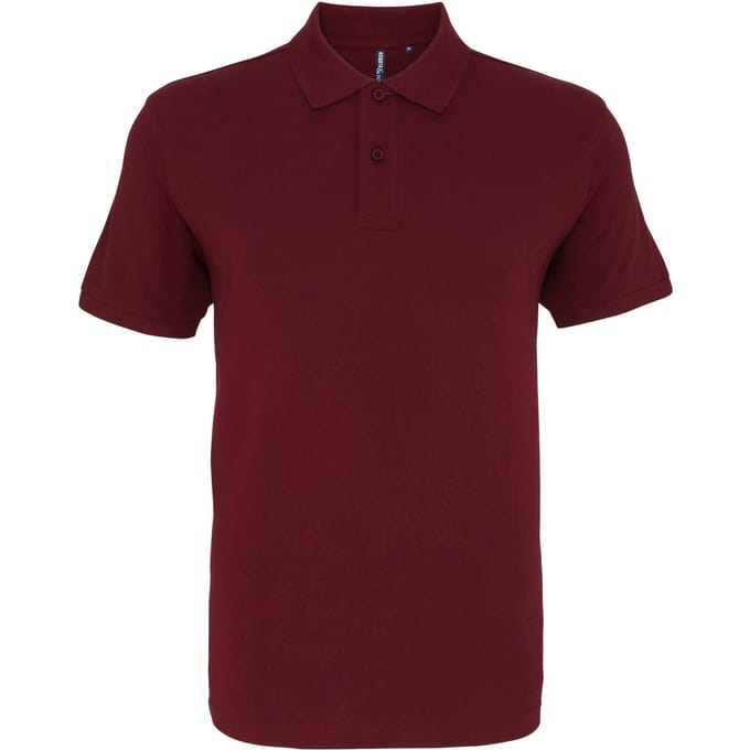 Asquith & Fox Heren Poloshirt met korte mouwen (Bourgondië)