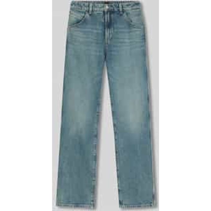 Loose fit jeans van een mix van katoen en lyocell, model 'ADA'