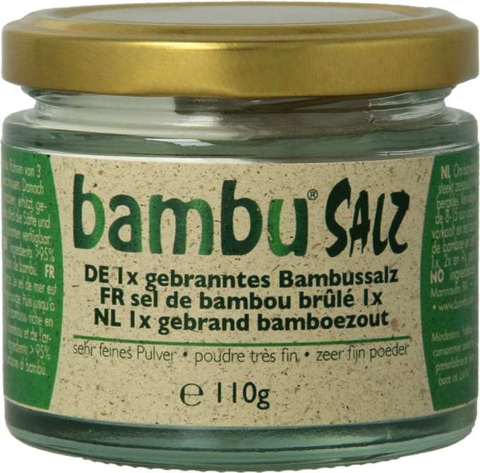 Bambu Salz Bamboezout zeer fijn 1x gebrand 110 Gram
