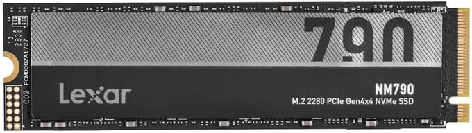 Lexar NM790 - Interne SSD - PCI Express 4.0 x 4 - NVMe M.2 - PS5 Compatibel - 512 GB