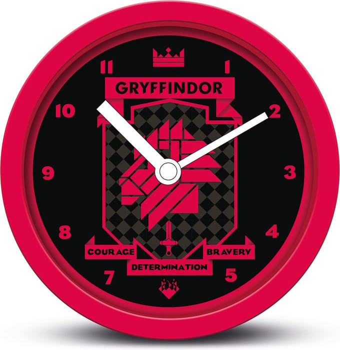 Harry Potter Gryffindor Brutalist Desk Clock