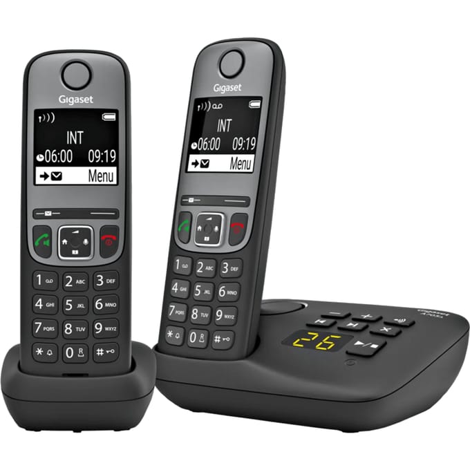 Gigaset A705A Duo Telefoons Zwart