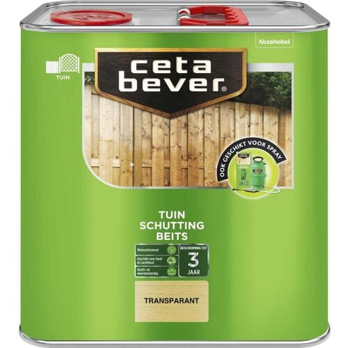 Cetabever Schuttingbeits Zijdeglans - Transparant - 2,5 liter