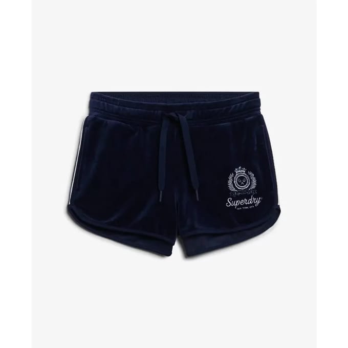 Fluwelen damesshort Superdry Country Club
