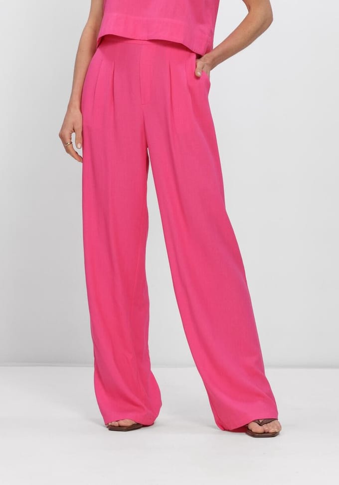 Studio Amaya Jasmin Pant Broeken Dames - Fuchsia - Maat L