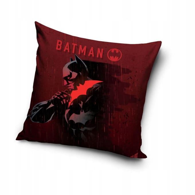 Batman Pluche Kussensloop Decoratief 40x40 cm Velvet