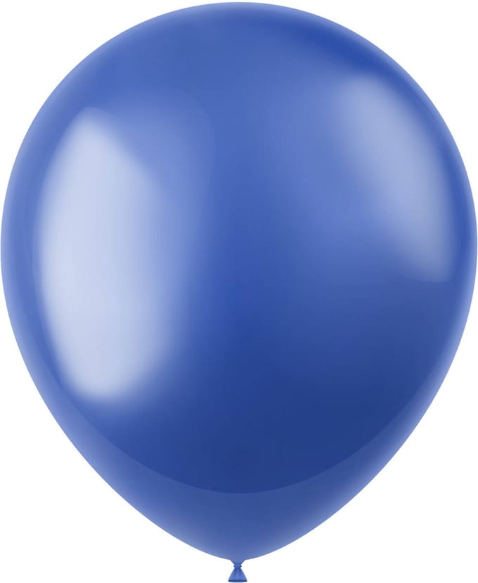 Ballonnen Radiant Royal Blue Metallic 33cm - 100 stuks