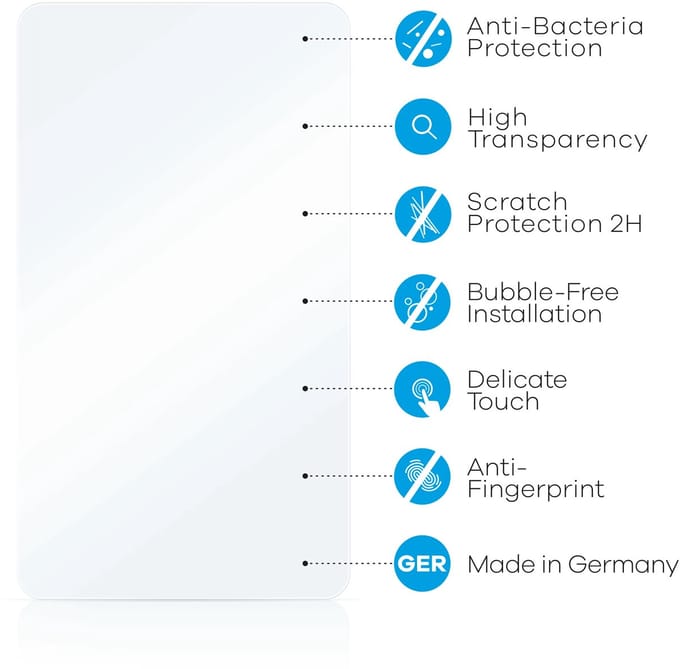 upscreen - Screenprotector voor ITOS CM36 - Folie Beschermfolie transparant antibacterieel