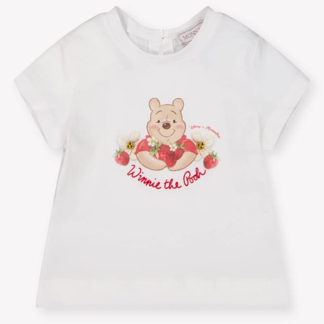 t-shirt winnie de pooh meisje wit