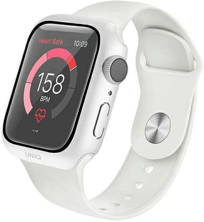 UNIQ - kast - Nautic Apple Watch Series 4/5/6/SE 44mm wit/wit