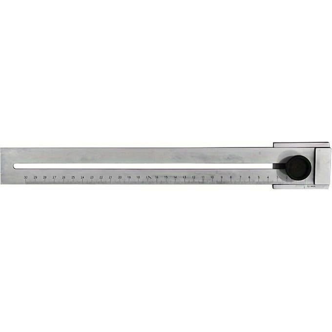 Professionele Precisie Combinatie Vierkante Liniaal van Koolstofstaal, 200 mm, Geen Montage Vereist, Handmatig Niet-Oplaadbaar Meetinstrument gray