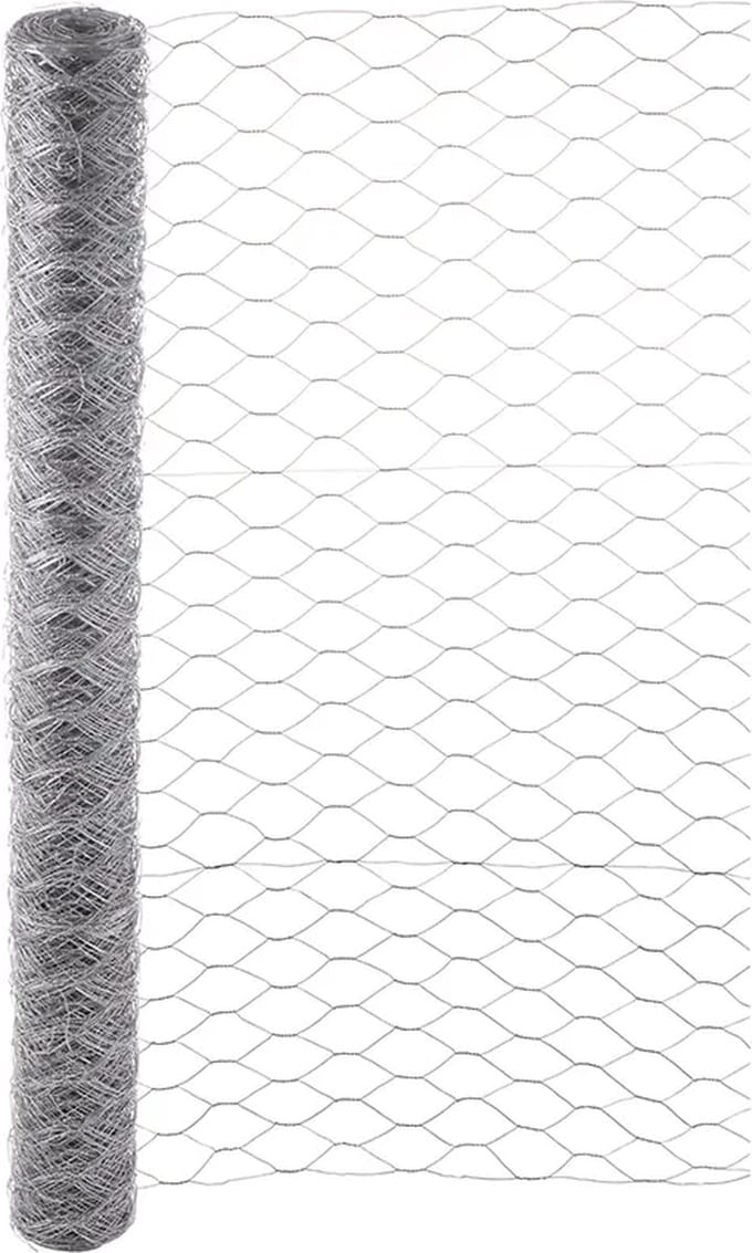 Giga Kippengaas Rol - lxh 25m x 50cm - Metaal