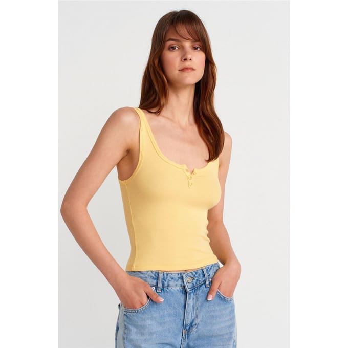 Slim Fit Crop Cami Blouse