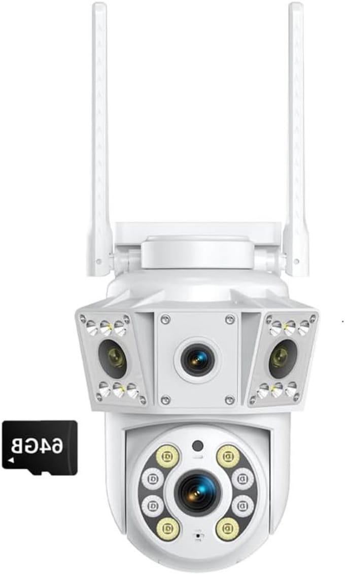 Draadloze Camera - Buiten Camera - Veiligheid Thuis - Nachtzicht Functie - 2 MP - Wit
