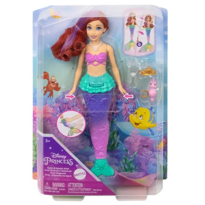 Disney Princess Ariel Verandert Color En Niets Pop Roze