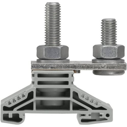 Weidmüller 1861640000 Doorgangsserieklem 32 mm Boutaansluiting Donkerbeige 20 stuk(s) Piece