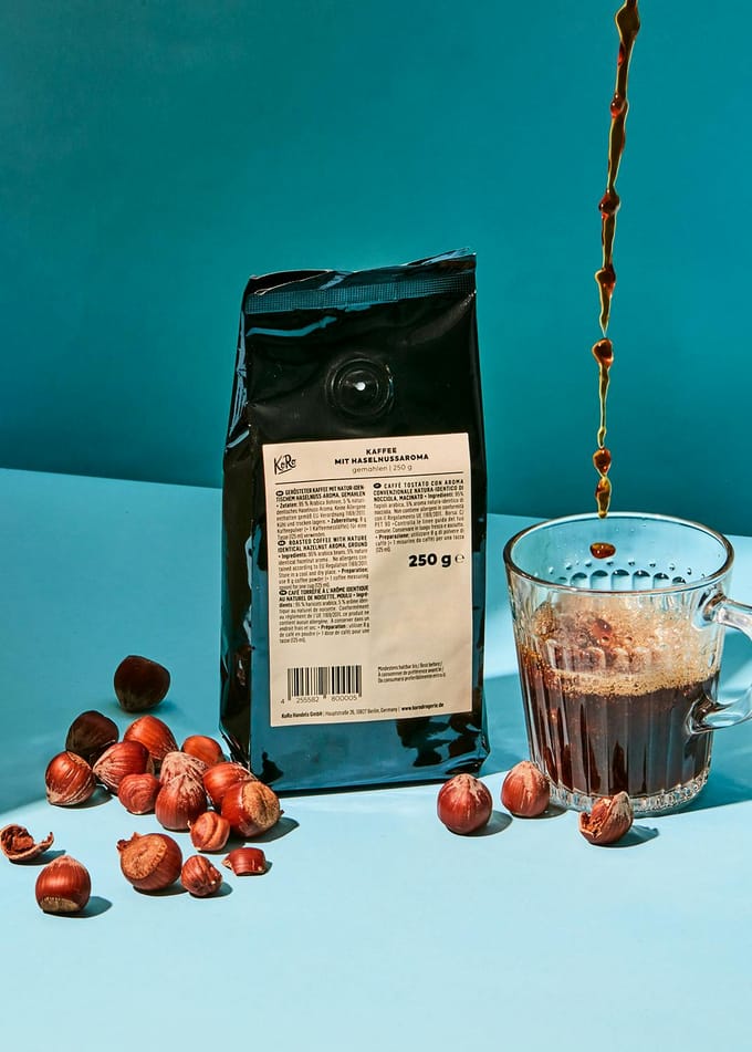 Gemalen koffie met hazelnootsmaak 250 g