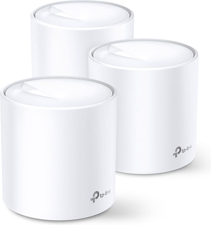 TP-Link Deco X60 - Mesh WiFi - WiFi Versterker - WiFi 6 - 5400 Mbps - 3-pack