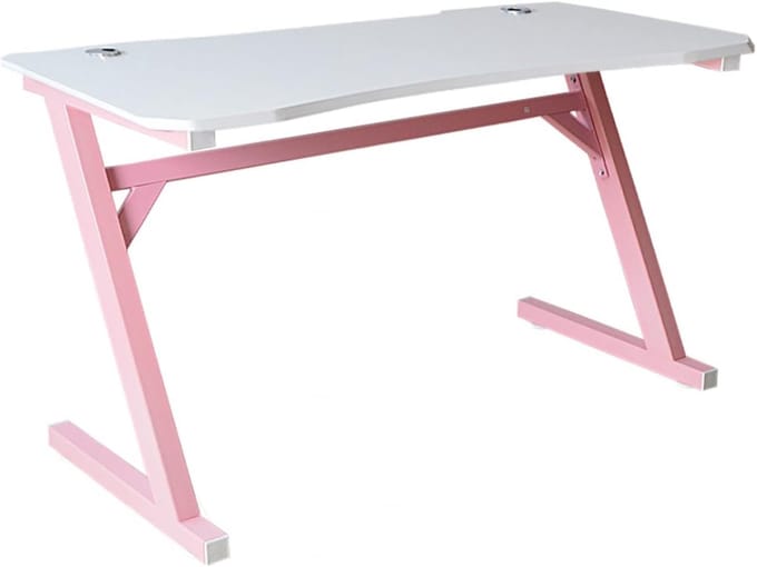 Kinderbureau - Meisjesbureau - Studeren en Spelen - Kabelmanagement - 75 cm hoog - Roze