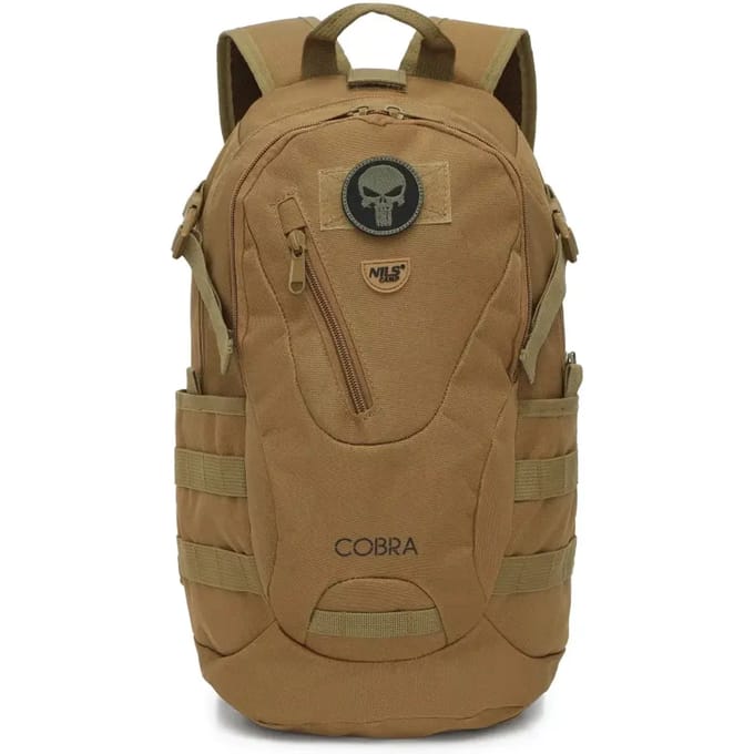 NILS CAMP NC3905 Cobra - Tactische Rugzak - Bruin - 25L - Lichtgewicht