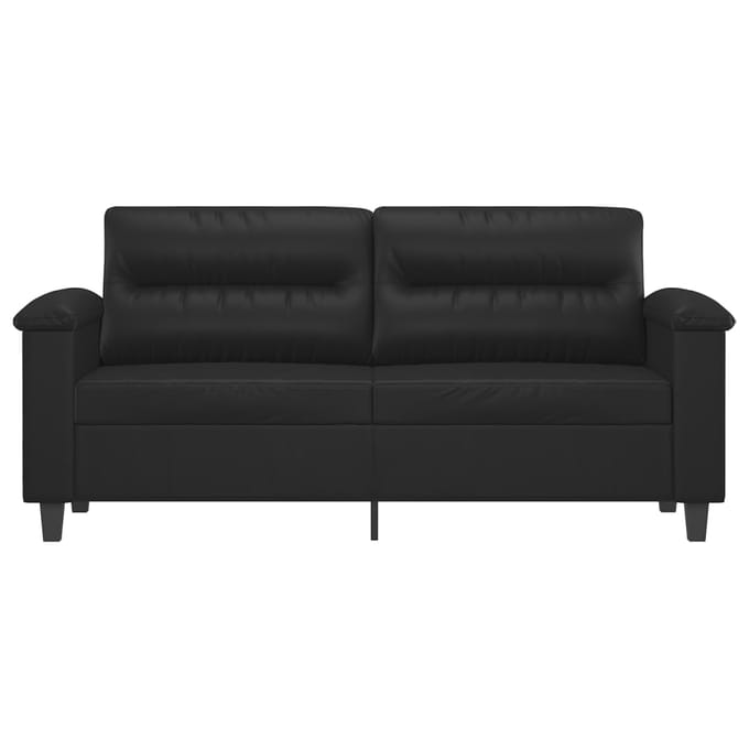 vidaXL - Tweezitsbank - 140 - cm - kunstleer - zwart