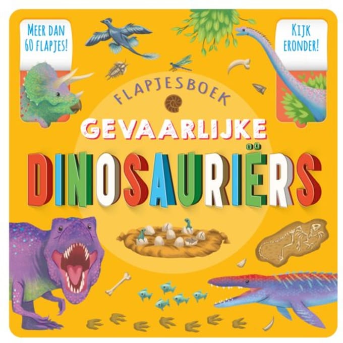 Flapjesboek Gevaarlijke Dinosauriërs - Helen Catt