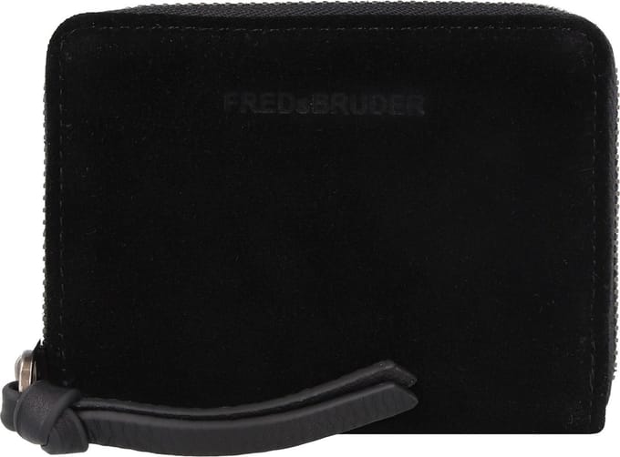 FredsBruder Jo Portemonnee Leer 11 cm - Dames - Horizontaal - black