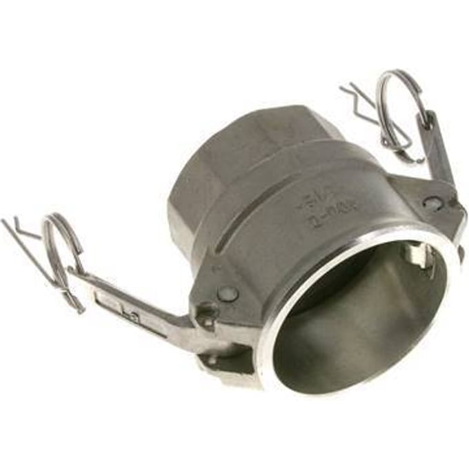Camlock DN 50 (2'') Koppeling Rvs2'' NPT binnendraad Type D MIL-C-27487