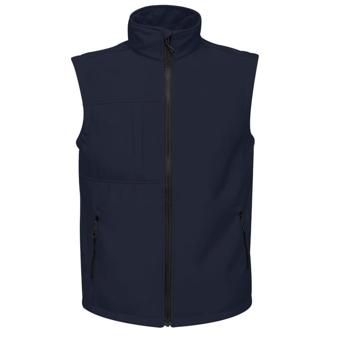 Regatta Heren Octagon 3 Layer Printable Softshell Bodywarmer (Marine)