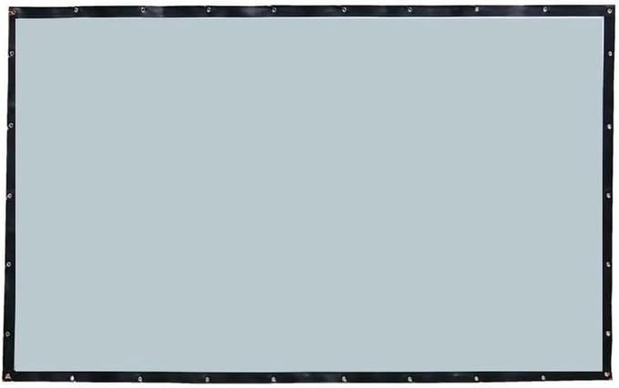 Projectorscherm PVC - Achter projectiescherm - Thuisbioscoop creëren - Hoge helderheid - 60 inch - Wit