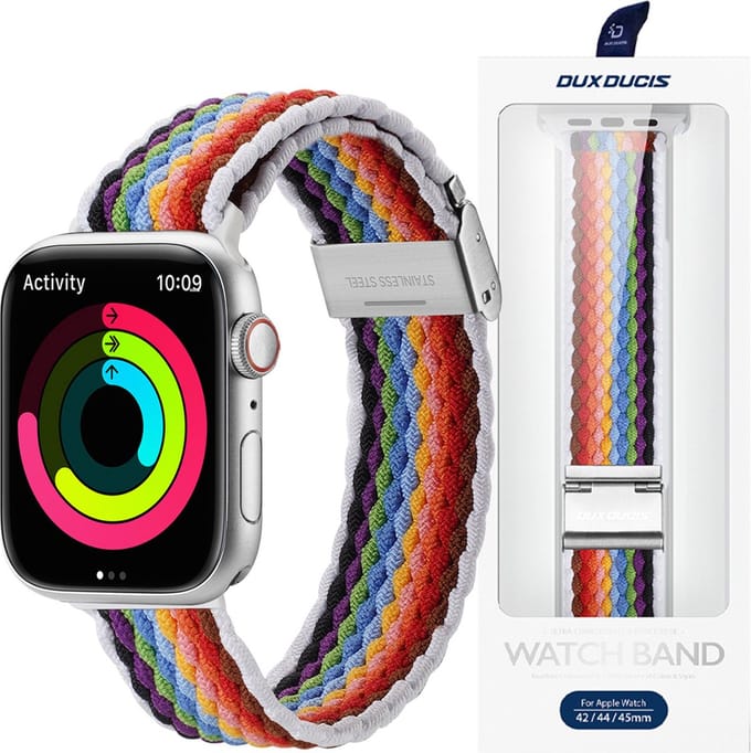 Dux Ducis - Mixture II Version - Apple Watch 1 / 2 / 3 / 4 / 5 / 6 / 7 / 8 / SE (38 mm / 40 mm / 41 mm) - PaleStripes