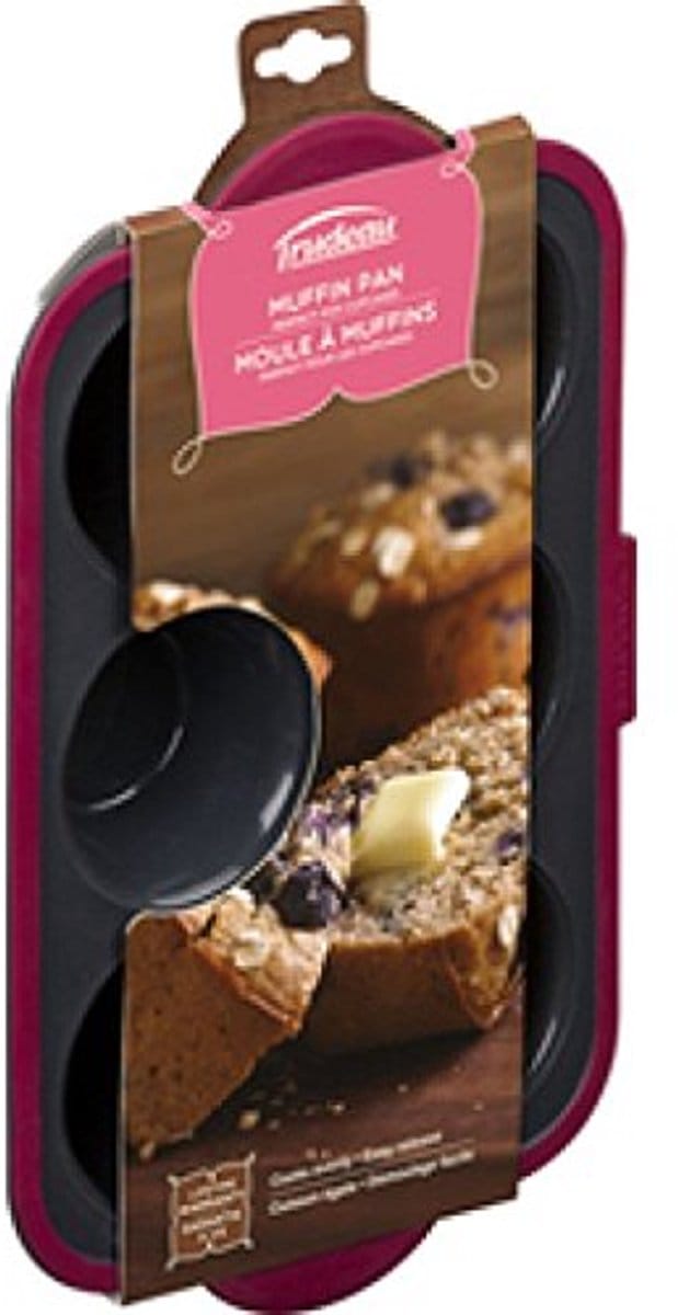 Siliconen Muffin Pan 6 Cup - Hittebestendig en Antiaanbaklaag