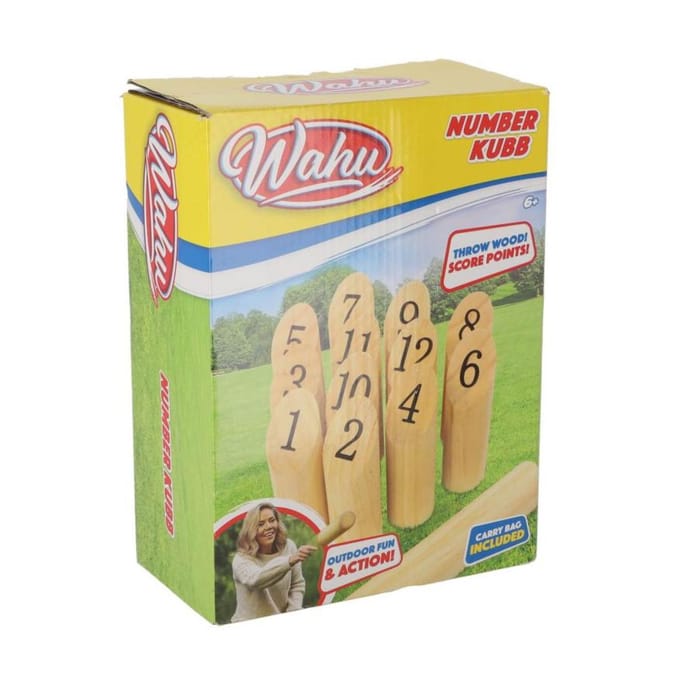 Wahu Number Kubb Spellen voor buiten