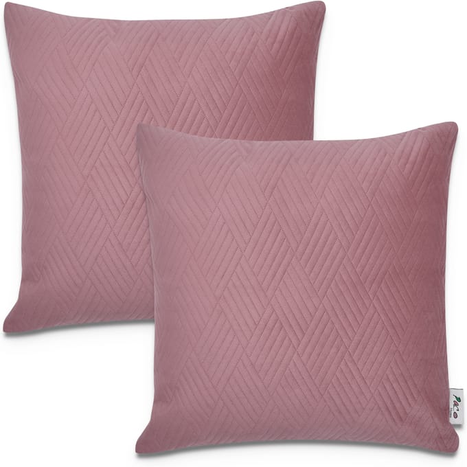 Kussensloop Chino rood 45x45 cm, 2 stuks