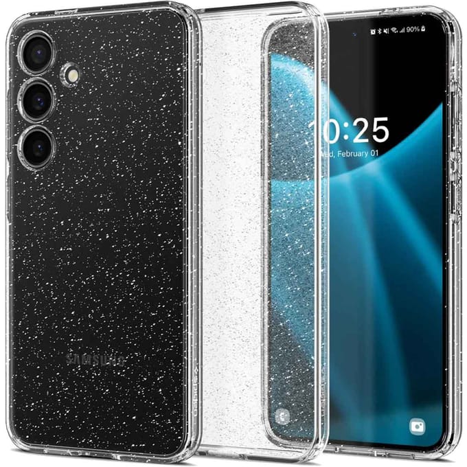 Spigen Liquid Crystal Backcover voor de Samsung Galaxy S24 - Glitter Crystal Quartz
