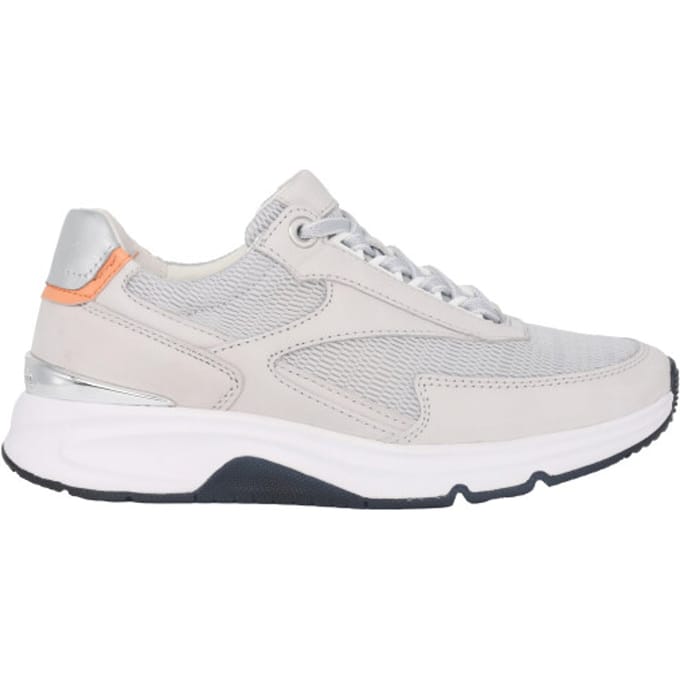 Gabor rollingsoft sensitive 26.895.40 - dames rollende wandelsneaker - Grijs - maat 38.5 (EU) 5.5 (UK)