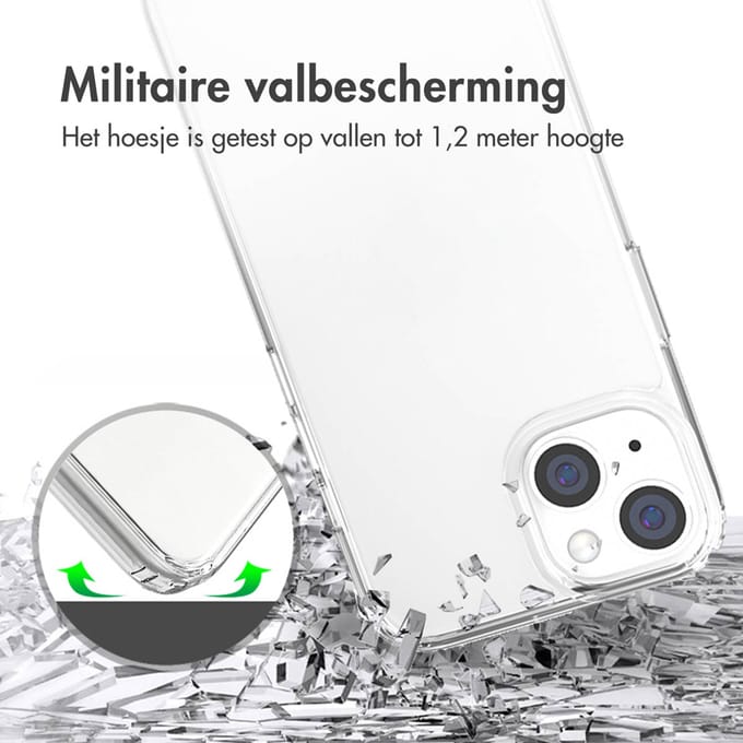 Accezz Hoesje - Geschikt voor Apple iPhone 13 - Xtreme Impact Backcover 2.0 - Transparant
